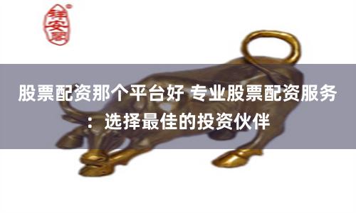 股票配资那个平台好 专业股票配资服务：选择最佳的投资伙伴
