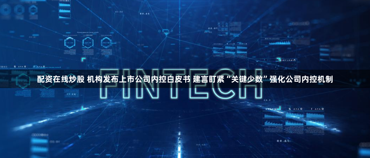 配资在线炒股 机构发布上市公司内控白皮书 建言盯紧“关键少数”强化公司内控机制
